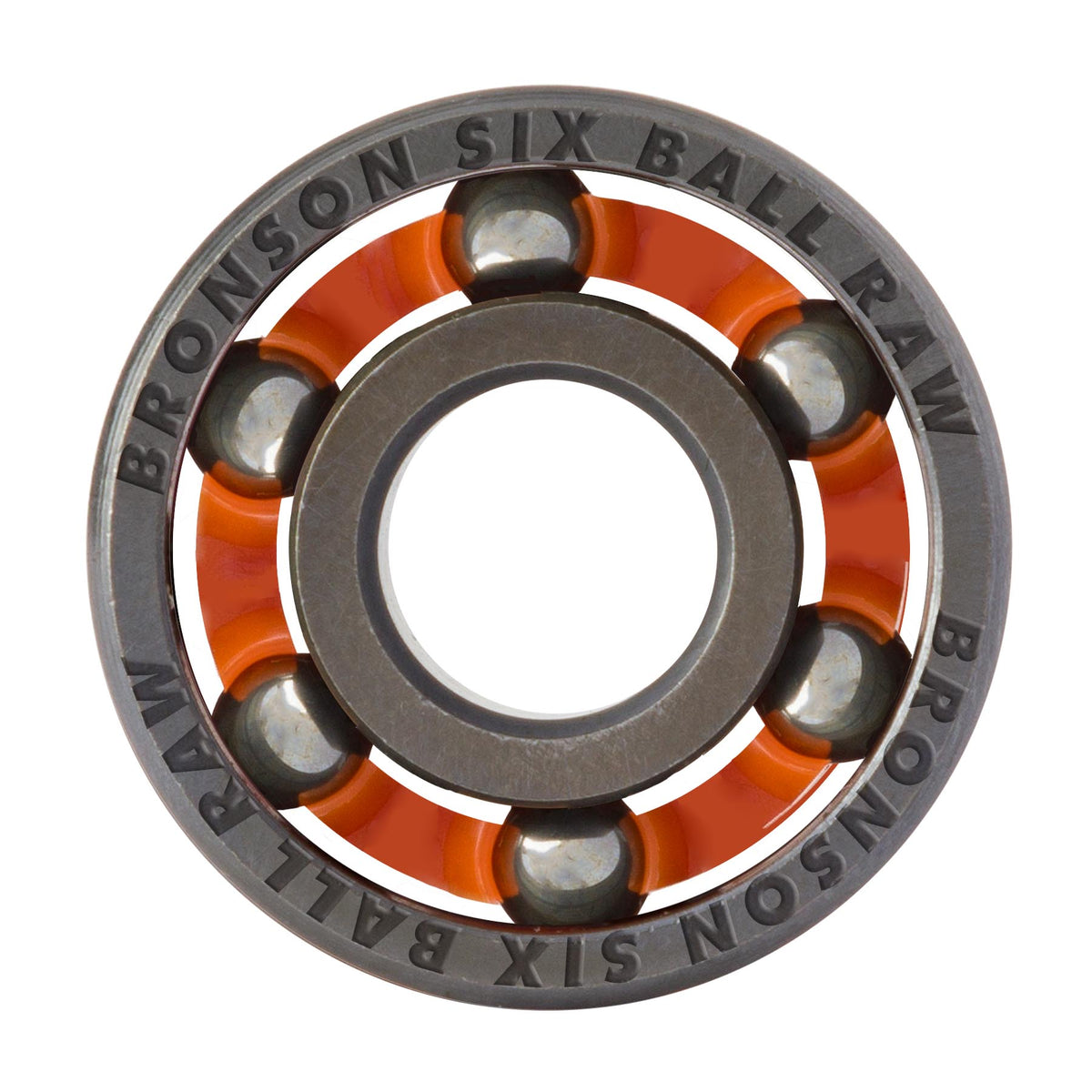 Bronson Speed Co. 6-Ball Raw Skateboard Bearings