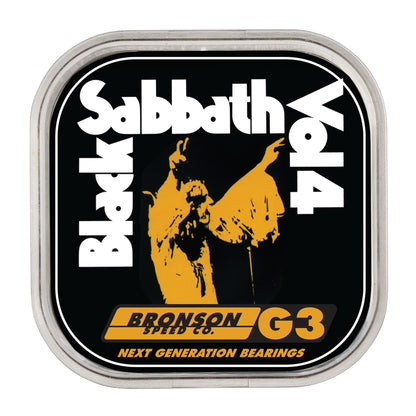 Bronson Speed Co. Black Sabbath G3 Skateboard Bearings