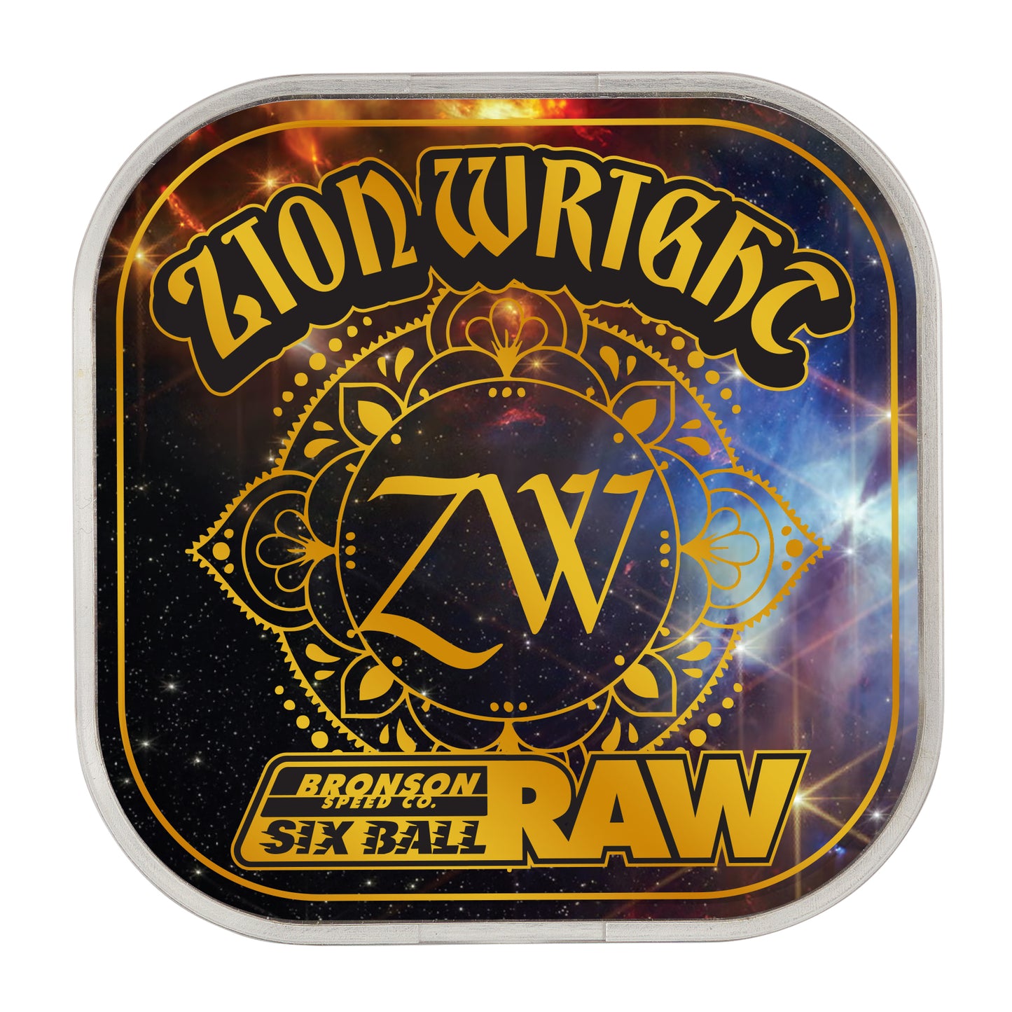 Bronson Speed Co. Zion Wright Pro 6-Ball Raw Skateboard Bearings