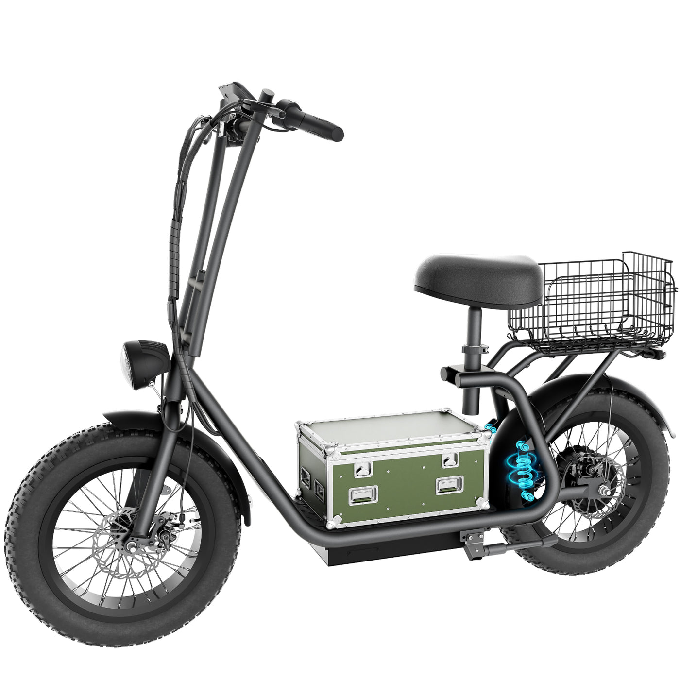 Hiboy U2 Pro 750 Watt Fat Tire Electric Seat Scooter