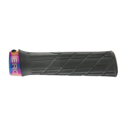Ergon GE1 Evo Factory Slim Lock-On Mountain Bike Flat Bar Grips Frozen Stealth Oil Slick