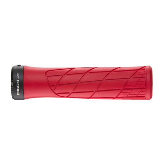 Ergon GA2 Lock-On MTB Bicycle Grips Risky Red