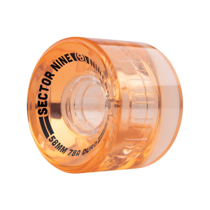 Sector 9 58mm 78a Nineballs Longboard Wheels Cantaloupe