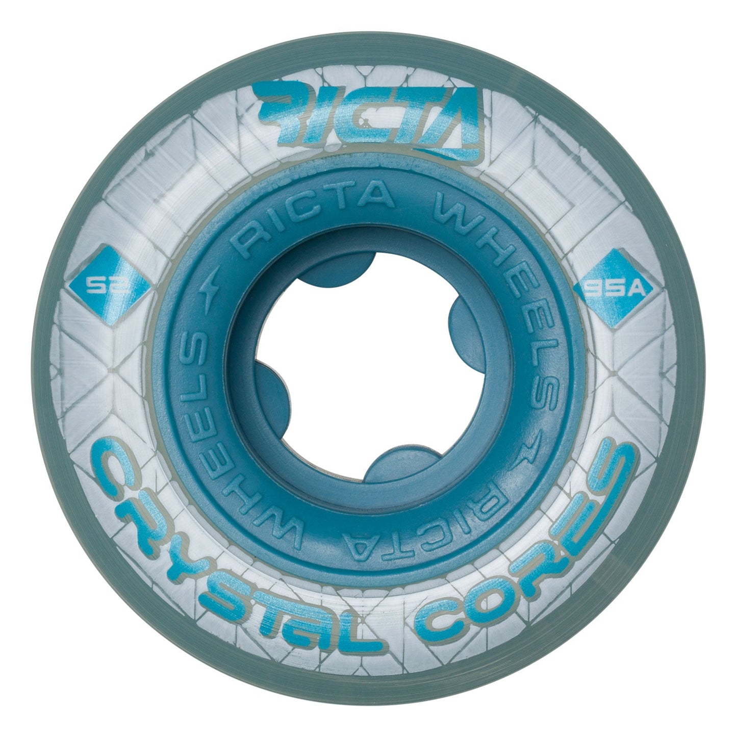 Ricta Wheels 52mm 95a Crystal Cores Skateboard Wheels