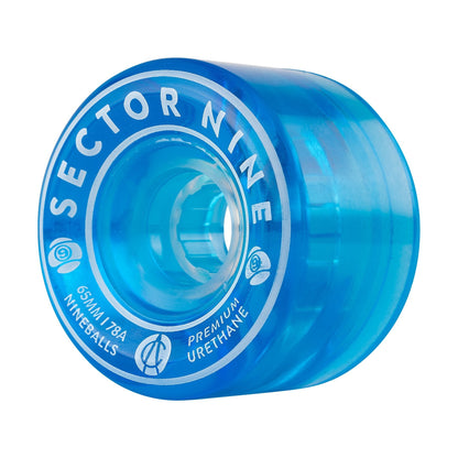 Sector 9 65mm 78a Nineballs Longboard Wheels Blue