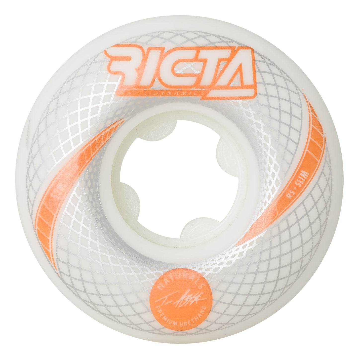 Ricta Wheels 52mm 101a Asta Vortex Naturals White Slim Skateboard Wheels