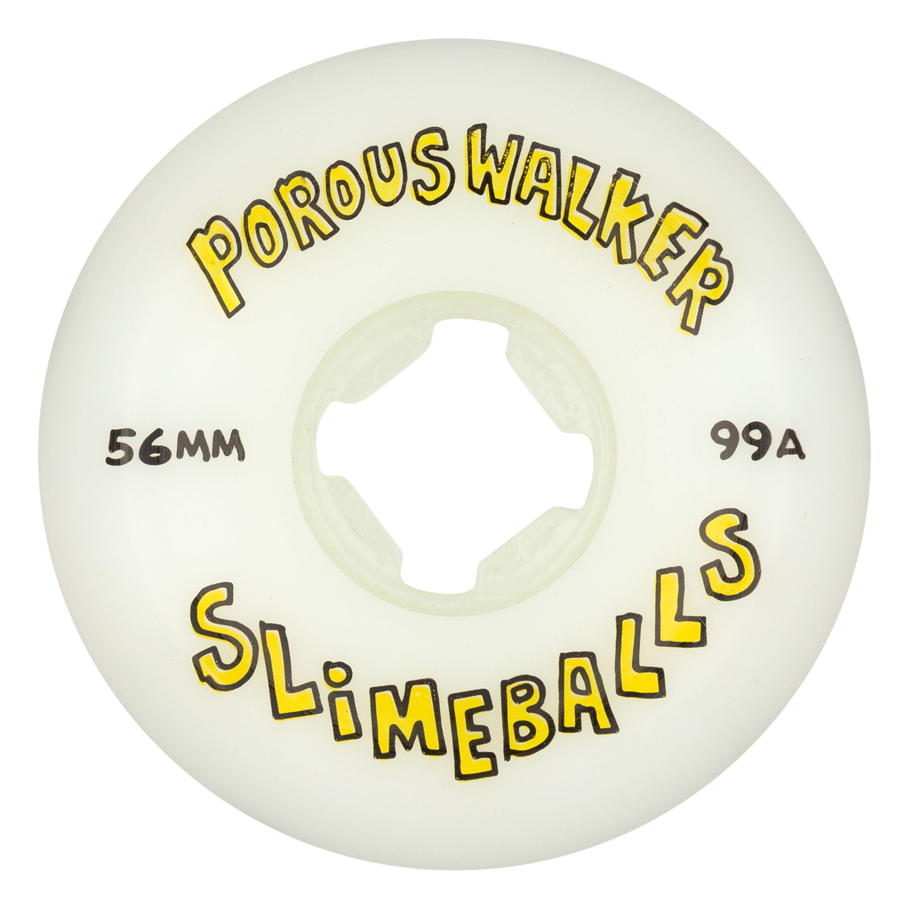 Slime Balls Wheels Stupid Brains Speed Balls White 56mm 99a Skateboard Wheels