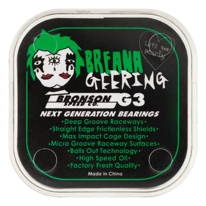 Bronson Speed Co Breana Geering Pro G3 Skate Bearings