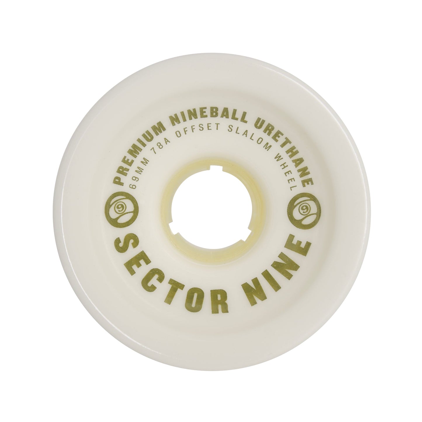 Sector 9 69mm 78a Nineballs Longboard Wheels White