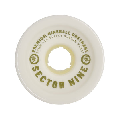 Sector 9 69mm 78a Nineballs Longboard Wheels White