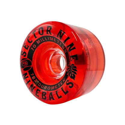 Sector 9 70mm 78a Nineballs Longboard Wheels Cherry Bombs