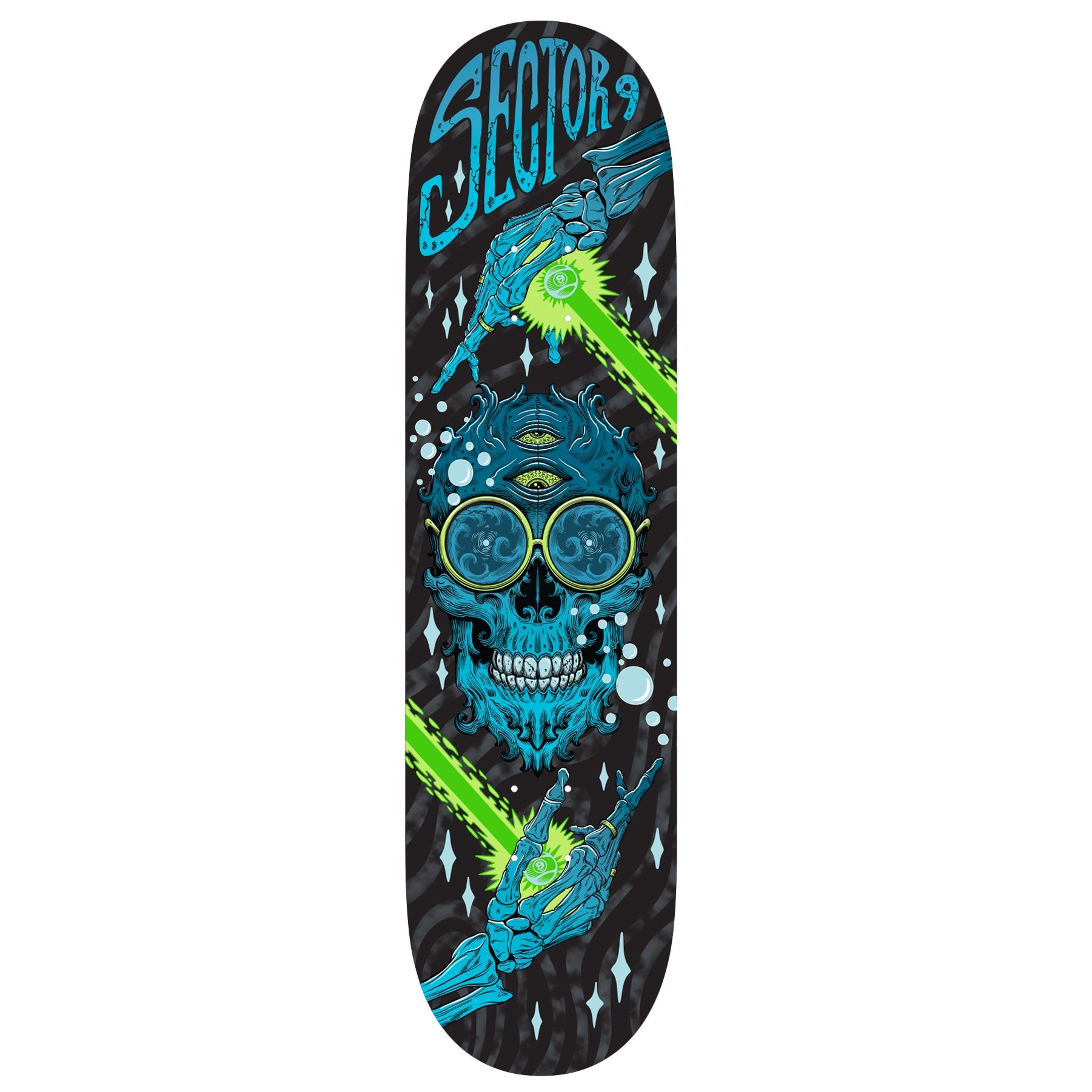 Sector 9 Death Ray 8.375in x 32.1in Skateboard Deck