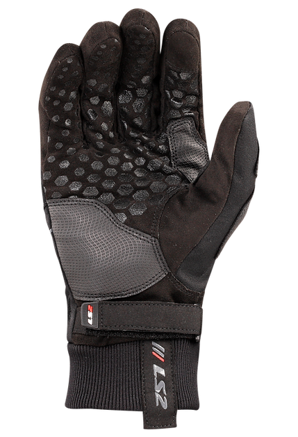 LS2 Civis Men's Touring Gloves, Black