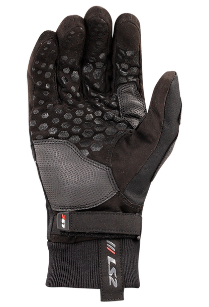 LS2 Civis Men's Touring Gloves, Black