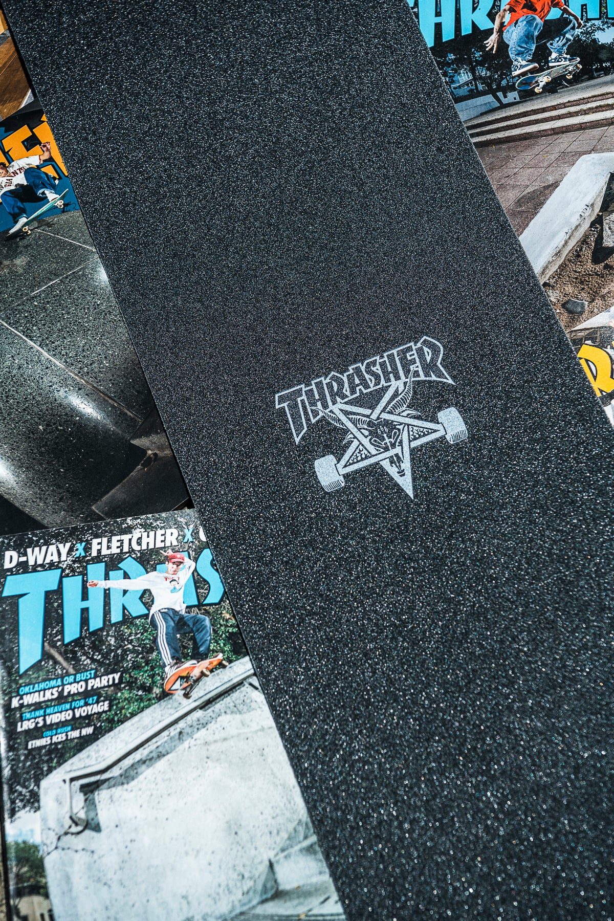 Graphic Mob x Thrasher Goat Skateboard 9in x 33in Grip Tape