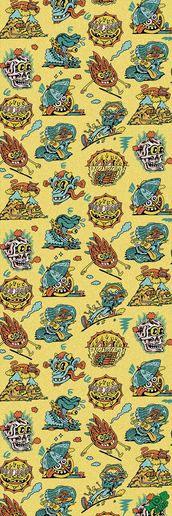 Graphic Mob x Killer Acid Doods of Summer 11in x 33in Skateboard Grip Tape