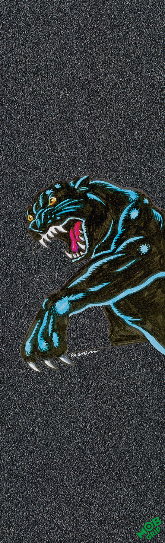 Graphic Mob x Santa Cruz Natas Sketch Panther 11in x 33in Skateboard Grip Tape
