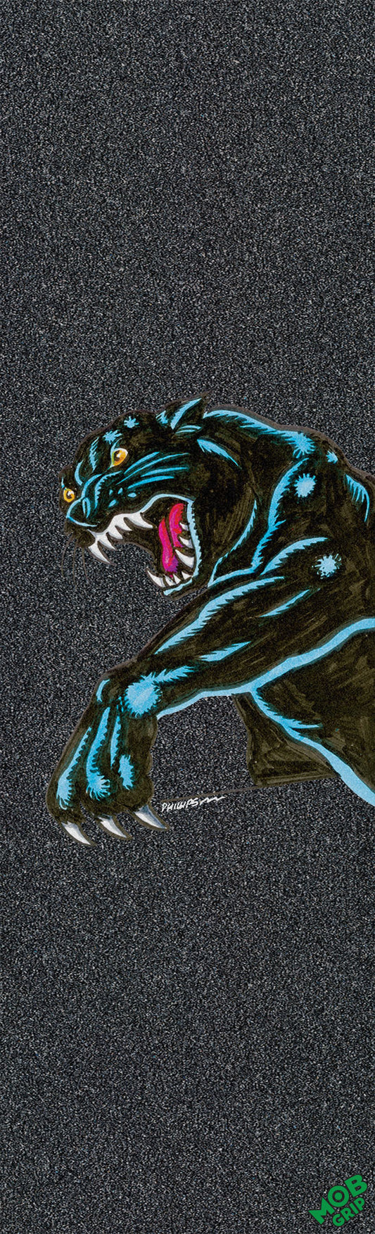 Graphic Mob x Santa Cruz Natas Sketch Panther 11in x 33in Skateboard Grip Tape