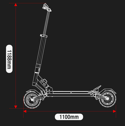 MiniWalker Tiger 8 Pro Dual Motor Electric Scooter