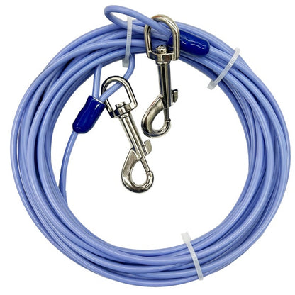 30 Foot Leash Tie-Out Cable With Secure Latches