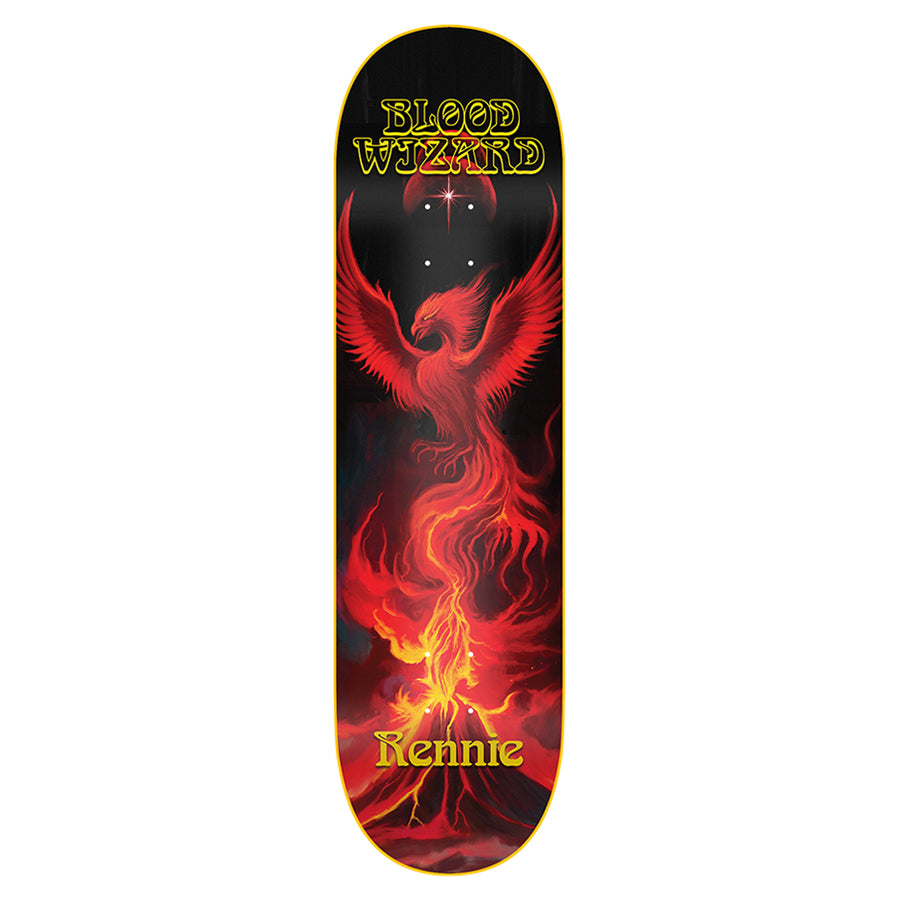 Blood Wizard Rennie Pyre 8.75in x 32.275in Skateboard Deck