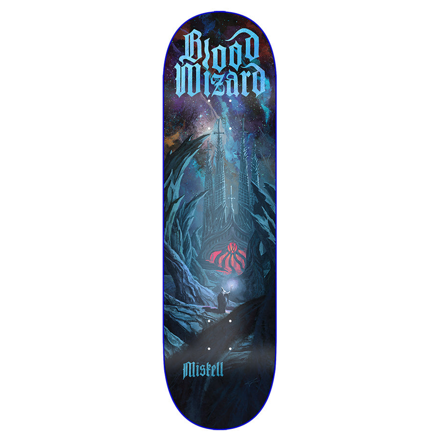 Blood Wizard Nolan Miskell Outer Realms 8.375in x 32.37in Pro Skateboard Deck