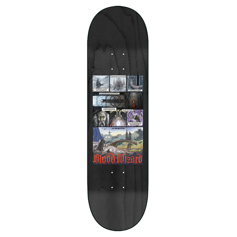 Blood Wizard Nolan Miskell Outer Realms 8.375in x 32.37in Pro Skateboard Deck