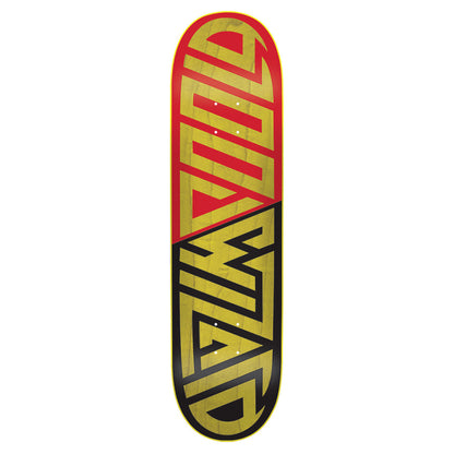 Blood Wizard Future Wasteland Red Black Yellow 8.12 inch Skateboard deck