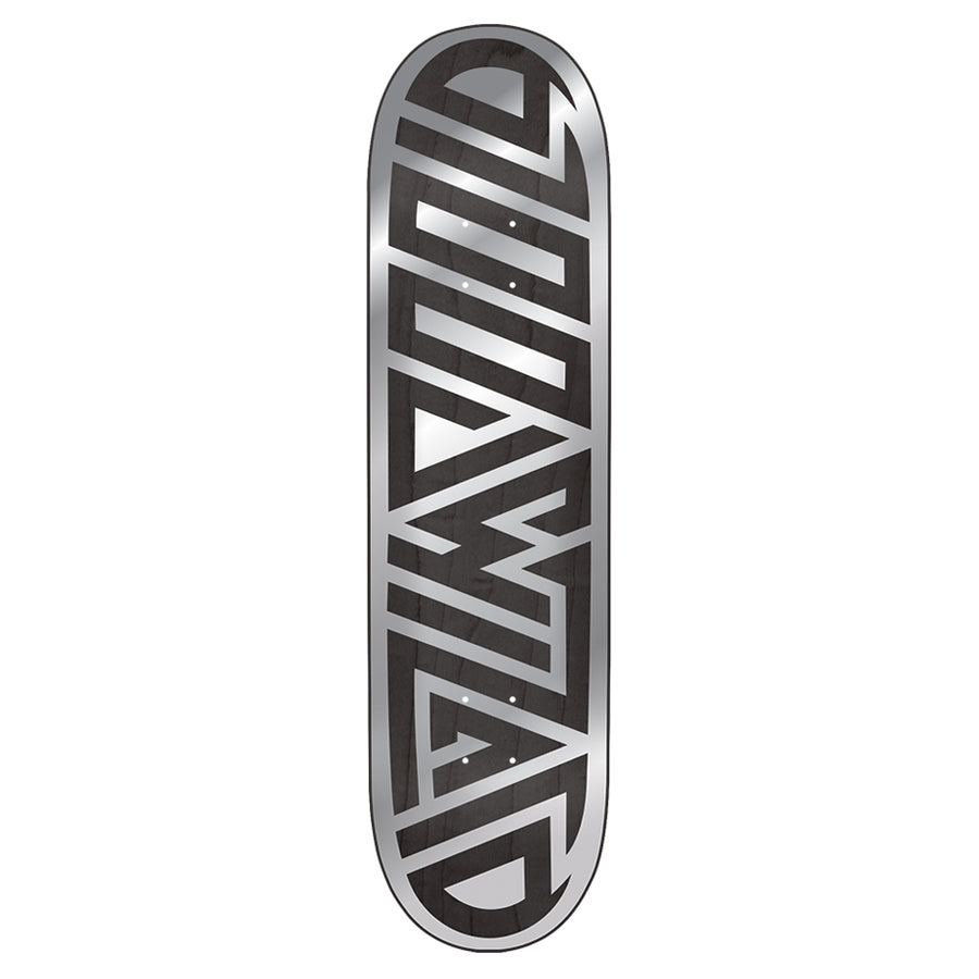 Blood Wizard Future Wasteland Silver/Natural 8.5in x 31.875in Skateboard Deck