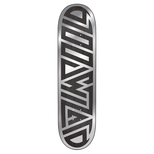 Blood Wizard Future Wasteland Silver/Natural 8.5in x 31.875in Skateboard Deck