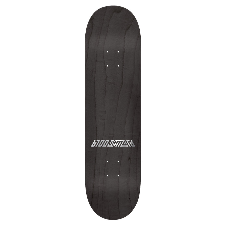 Blood Wizard Future Wasteland Silver/Natural 8.5in x 31.875in Skateboard Deck