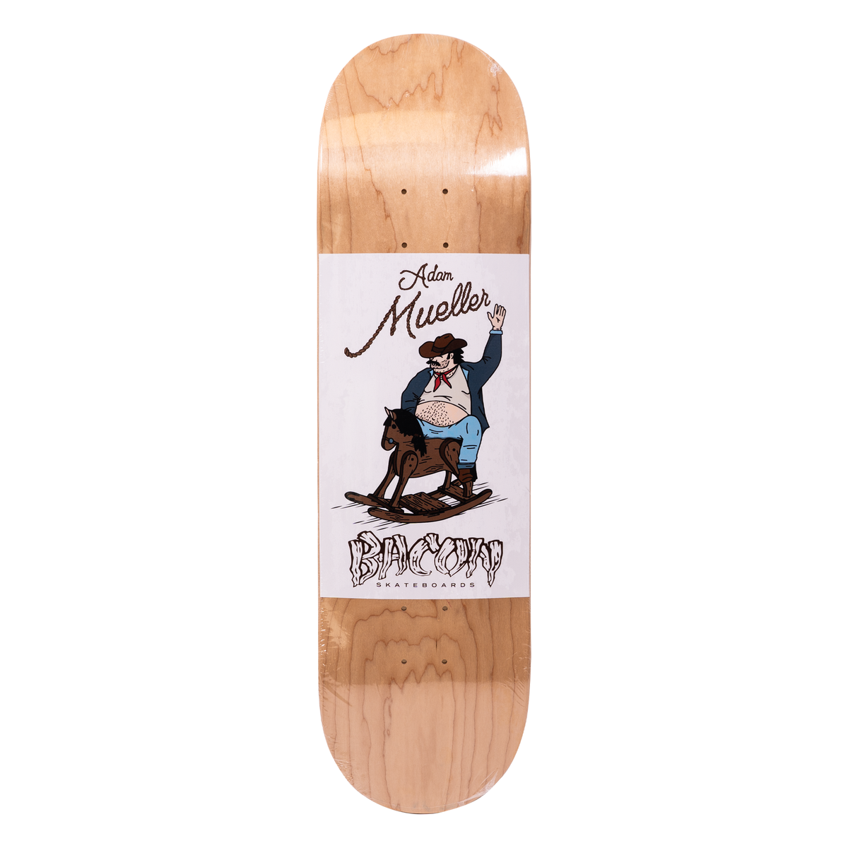 Bacon Adam Mueller Pro 8.5in Skateboard Deck