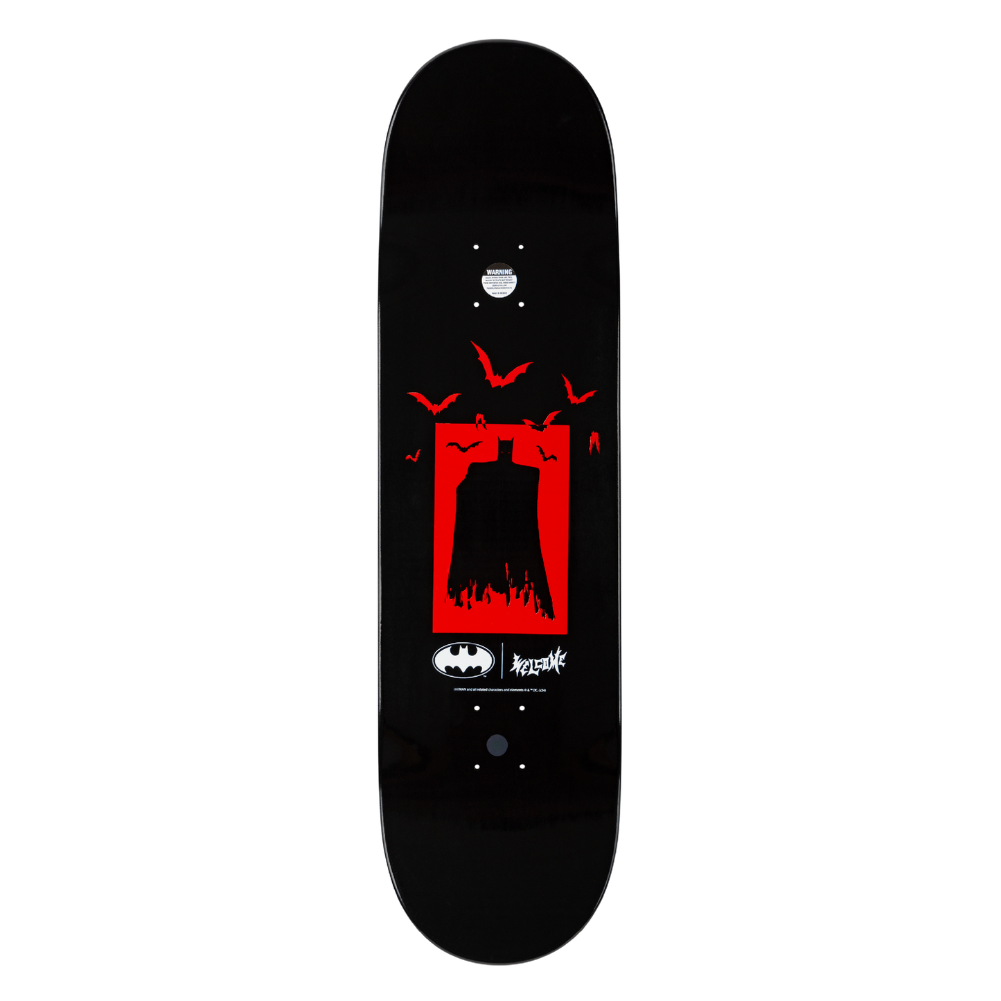Welcome x Batman Batmonster 8.75in x 32.6in Popsicle Skateboard Deck