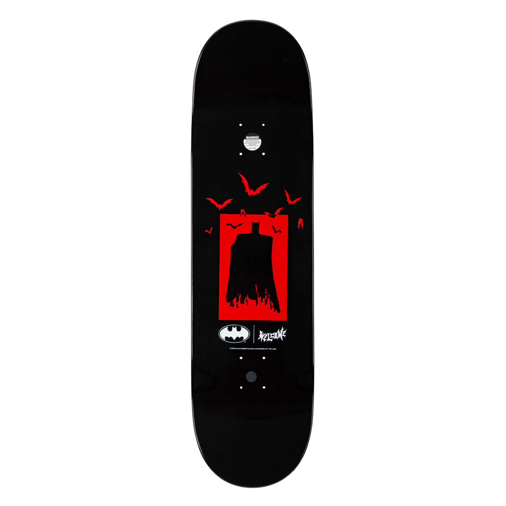 Welcome x Batman Batmonster 8.75in x 32.6in Popsicle Skateboard Deck