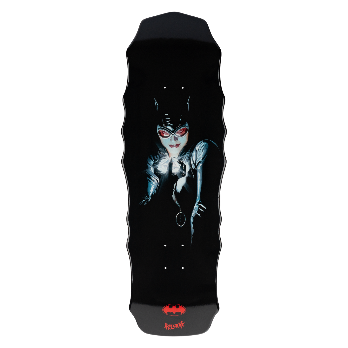 Welcome x Batman Catwoman on Widow 10.0in x 31.0n Skateboard Deck