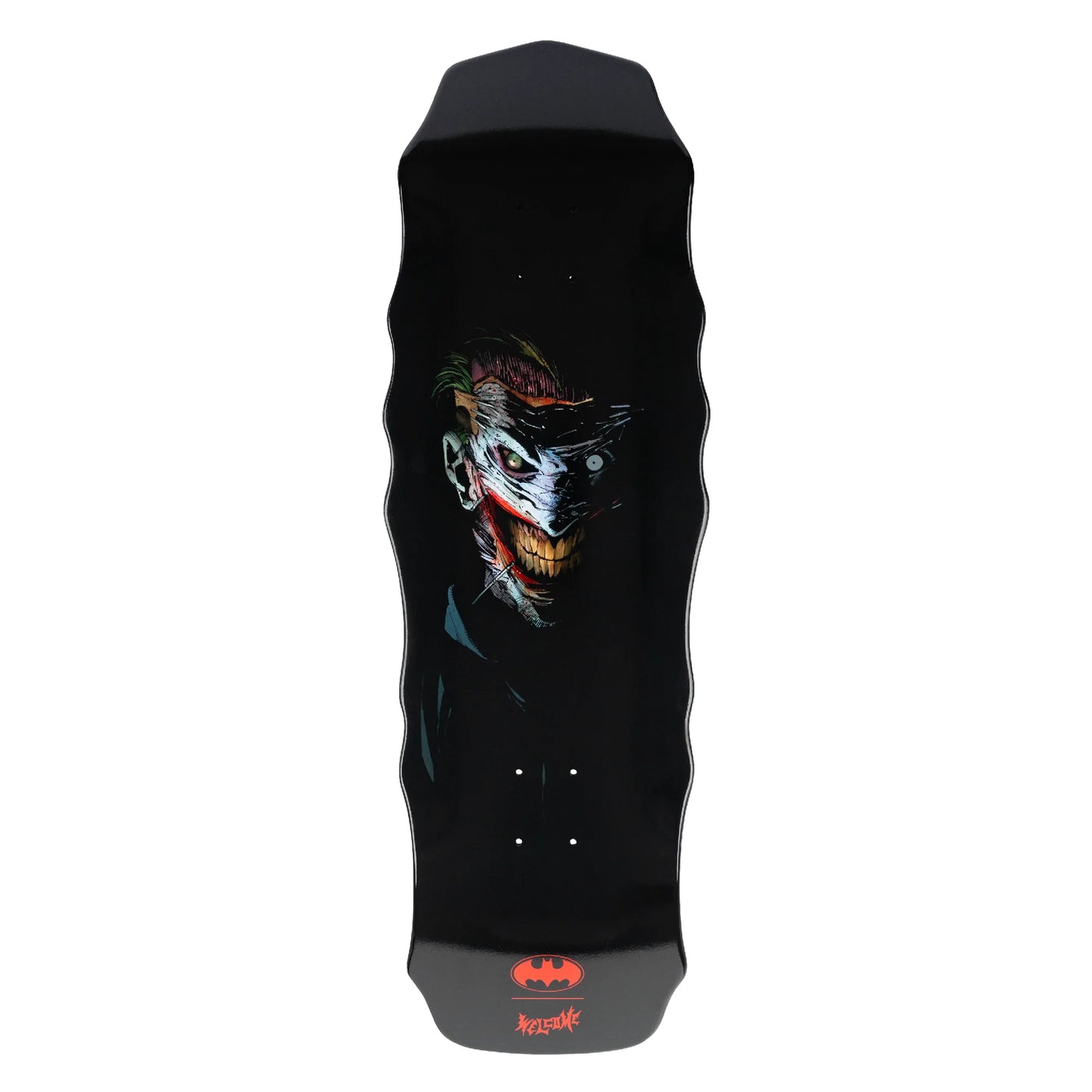Welcome x Batman Joker 10.0in x 31.0in Widow Shaped Skateboard Deck