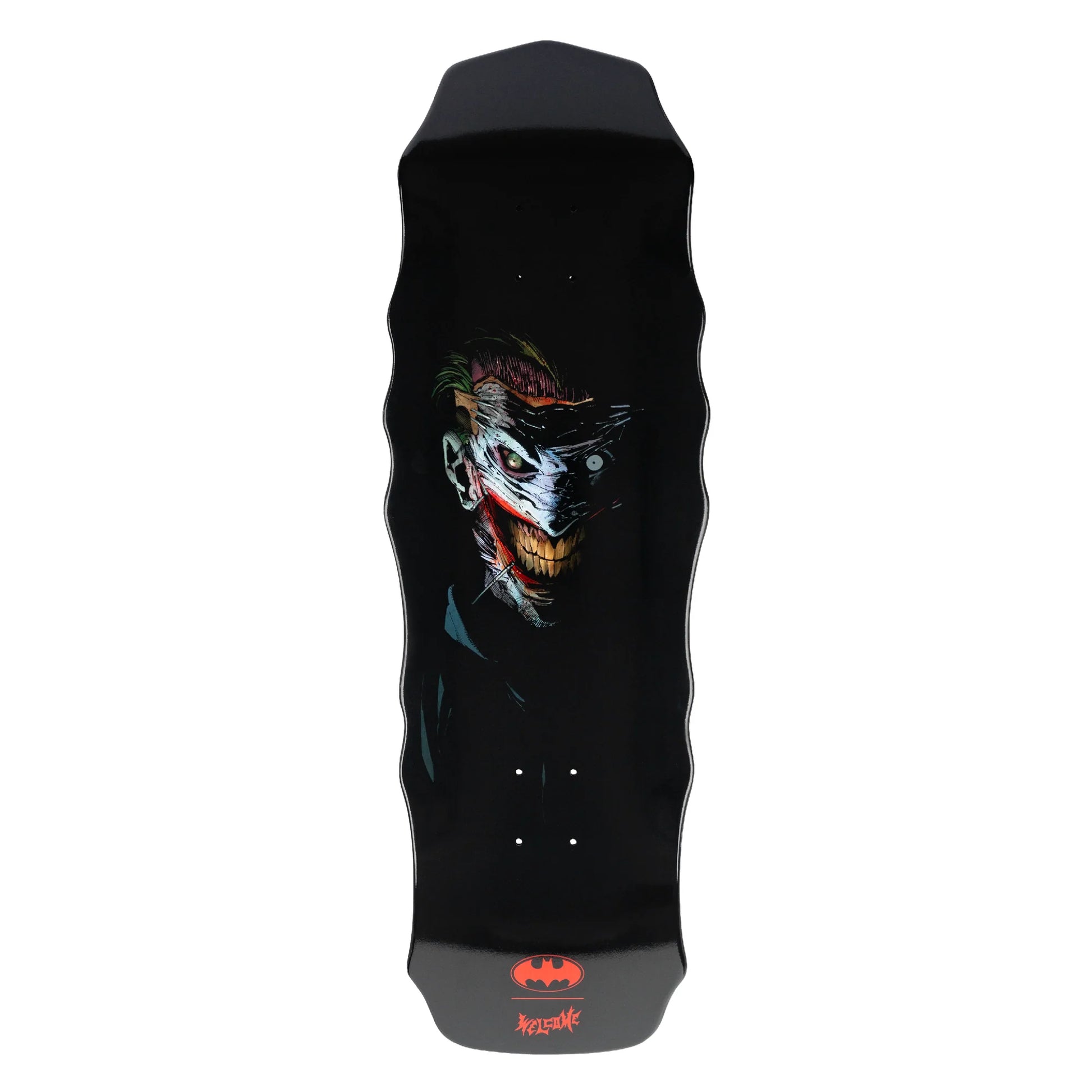 Welcome x Batman Joker 10.0in x 31.0in Widow Shaped Skateboard Deck