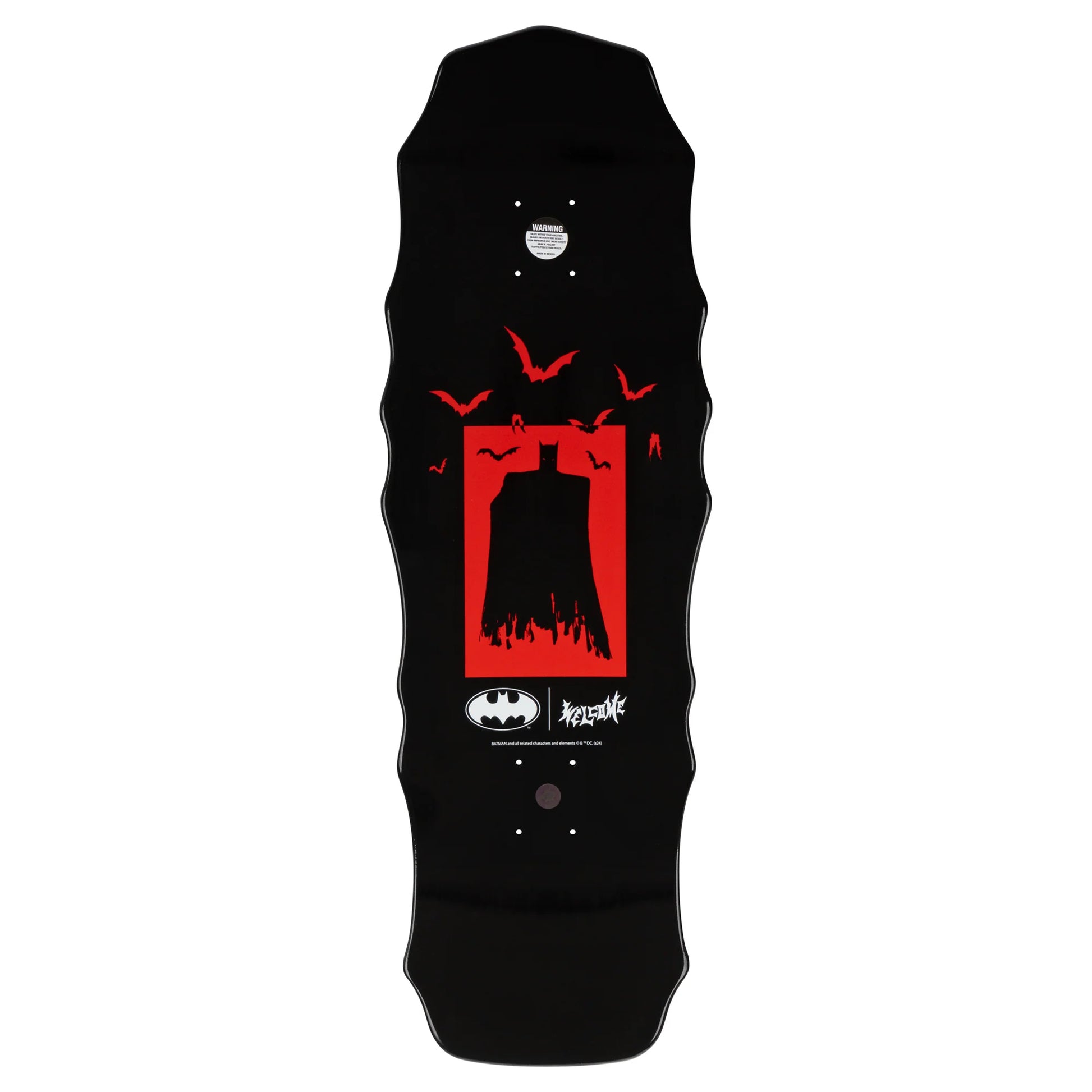 Welcome x Batman Joker 10.0in x 31.0in Widow Shaped Skateboard Deck