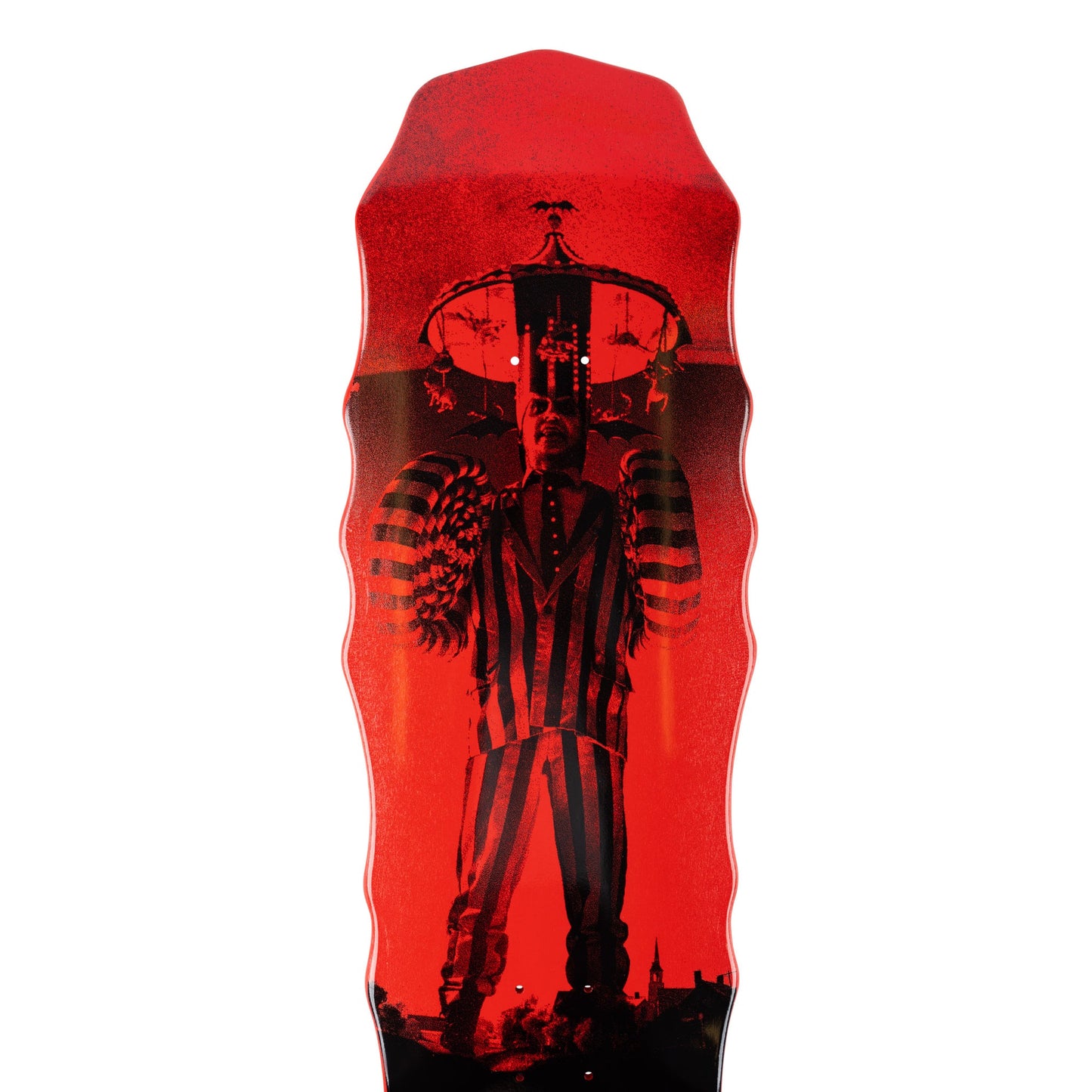 Welcome x Beetlejuice Carousel 10.0in x 31.0n Widow Skateboard Deck