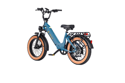 AIMA Big Sur Sport 20" Fat Tire Electric Bike Sea Breeze Blue