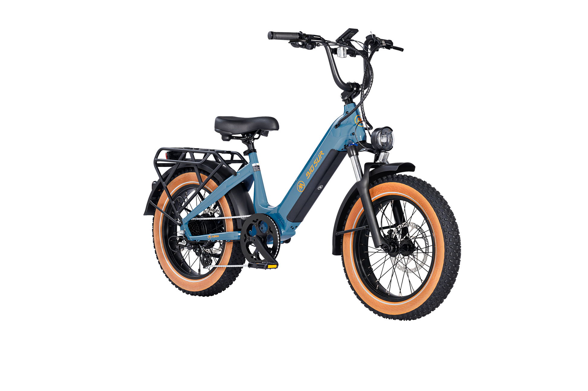 AIMA Big Sur Sport 20" Fat Tire Electric Bike Sea Breeze Blue