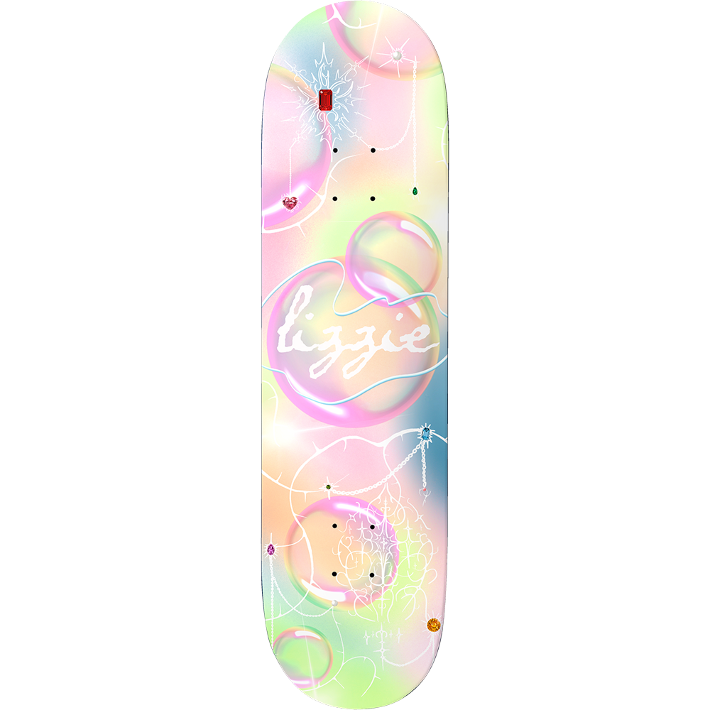 Birdhouse Lizzie Armanto Bubbles 8.25in x 31.875in Skateboard Deck