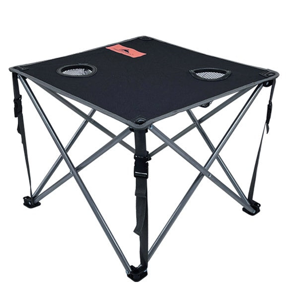 Folding Table With Cup Holders and Carry Bag