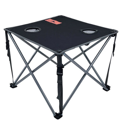 Folding Table With Cup Holders and Carry Bag