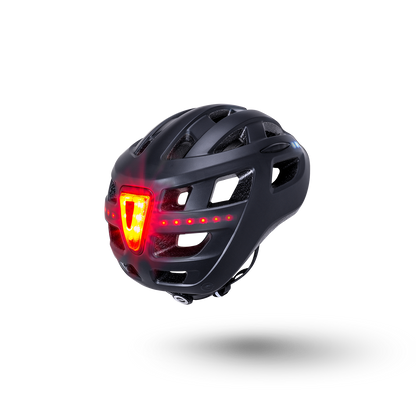 Kali Protectives Central Lit Urban Bicycle Helmet with LED Lights Matte Black