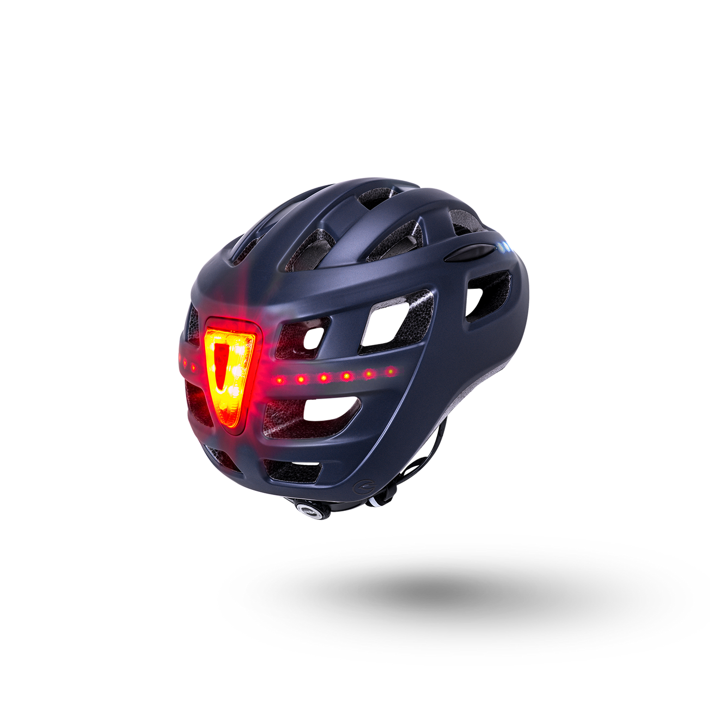 Kali Protectives Central Lit Urban Bicycle Helmet with LED Lights Matte Navy