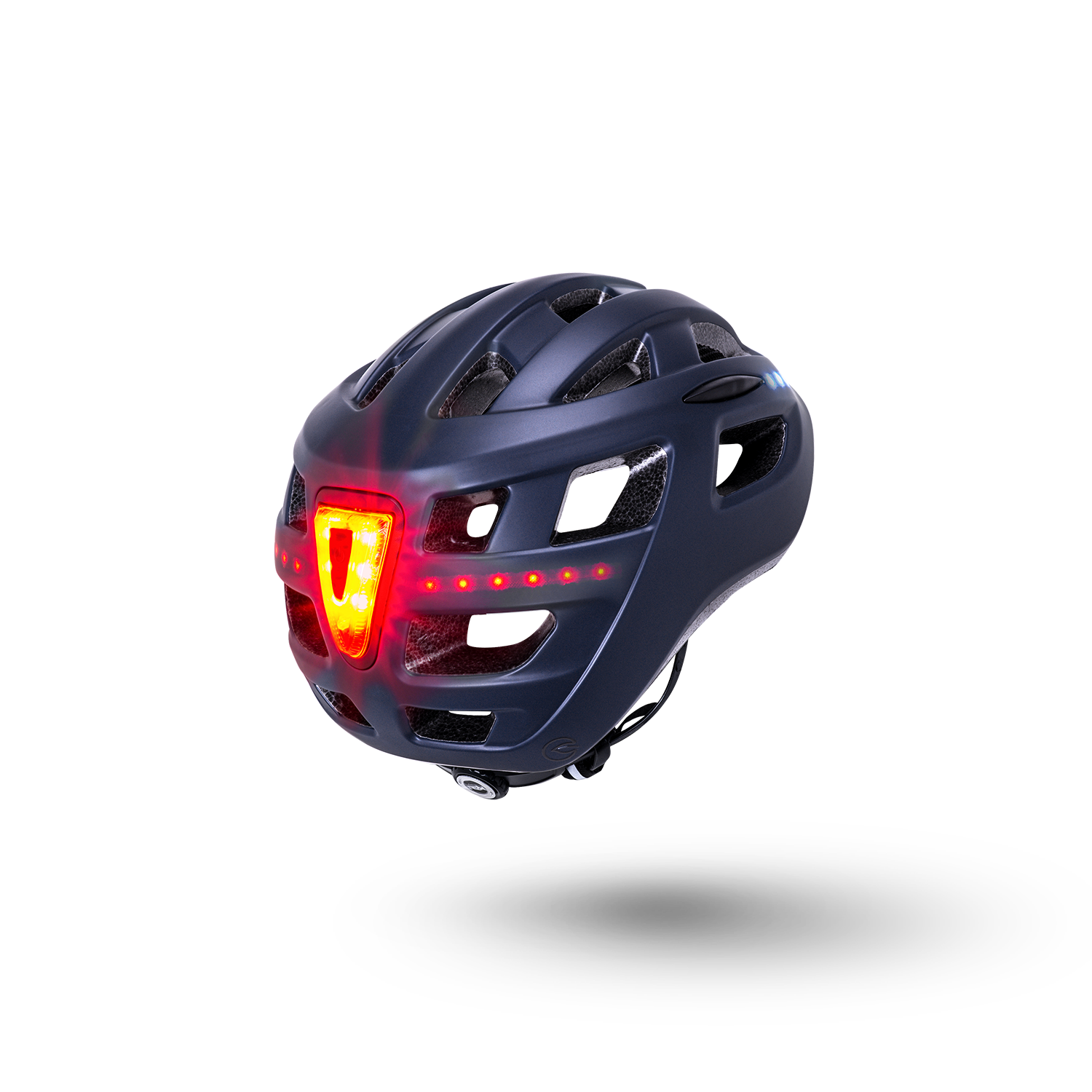 Kali Protectives Central Lit Urban Bicycle Helmet with LED Lights Matte Navy