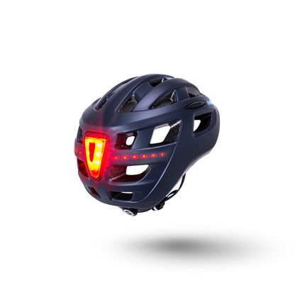 Kali Protectives Central Lit Urban Bicycle Helmet with LED Lights Matte Navy