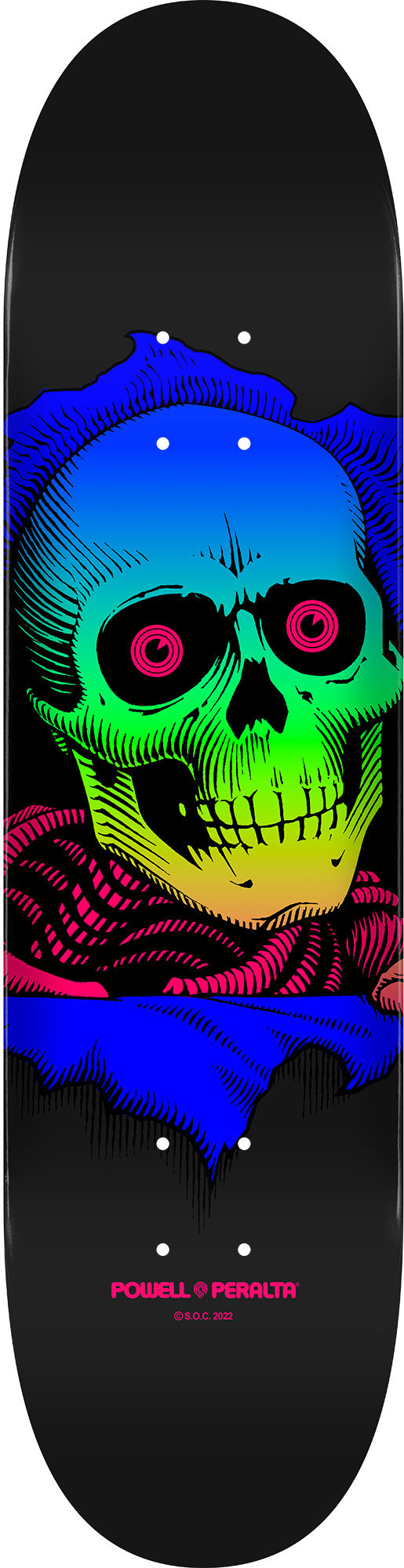 Powell Peralta Ripper Green Fade 8.0in x 31.45in Skateboard Deck