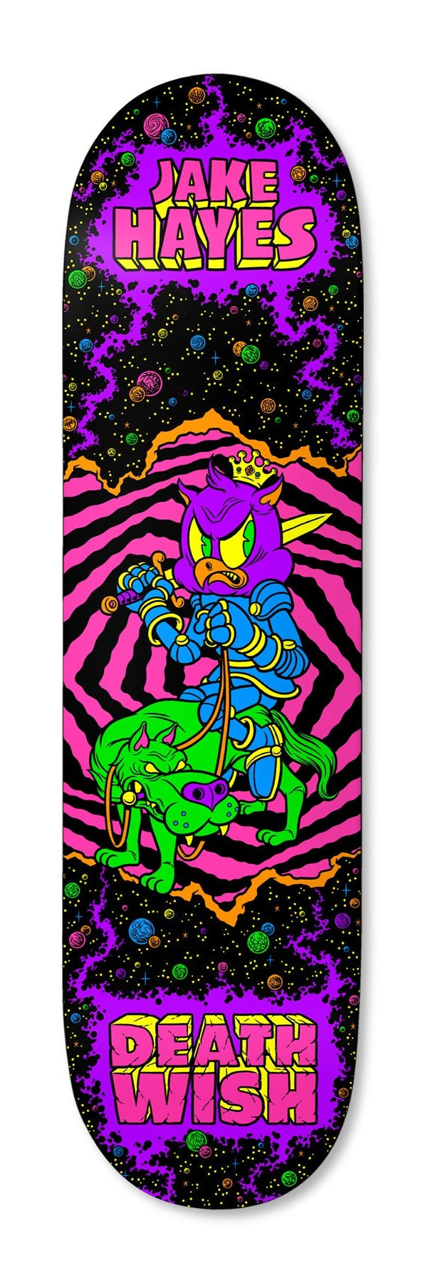 Deathwish Jake Hayes Lords of the Underworld 8.25in x 31.88in Skateboard Deck